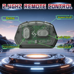 Cetuai 2.4GHz wireless remote showing stable control.