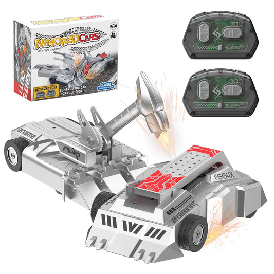 Cetuai grey RC battle robot front view for immersive duels.
