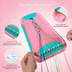 CEUCAL 28 pre-cut threads in 14 colors for vibrant bracelet designs