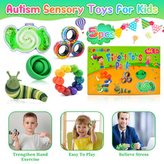 Cevioce sensory tube fidget toy aids tactile exploration and concentration.