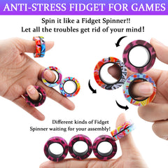 Cevioce 9pcs magnetic rings gift-ready packaging for any gift occasion.