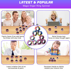 Cevioce 9pcs magnetic rings during group play to entertain friends.