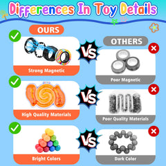 Cevioce magnetic rings fidget set aiding attention and sensory exploration