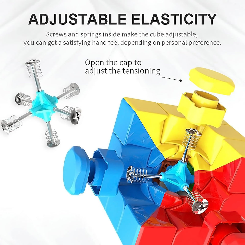 CFMOUR Moyu Meilong 3x3 speed cube offers ergonomic grip and stable turning.