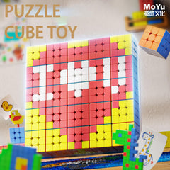 CFMOUR Moyu Meilong 3x3 speed cubes packaged for gifting and storage.