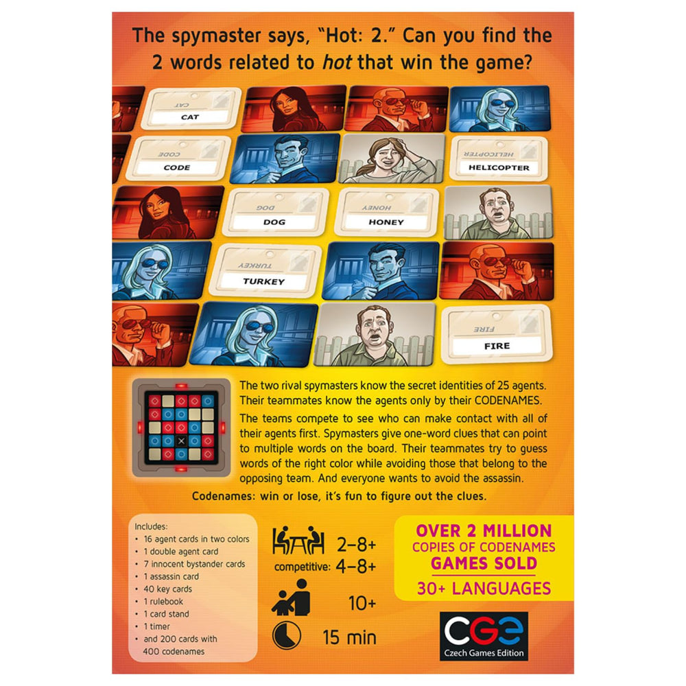 CGE Codenames timer speeds up fast rounds