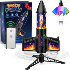 CGGSNDF rocket launcher on a 150ft flight mode for safe outdoor play