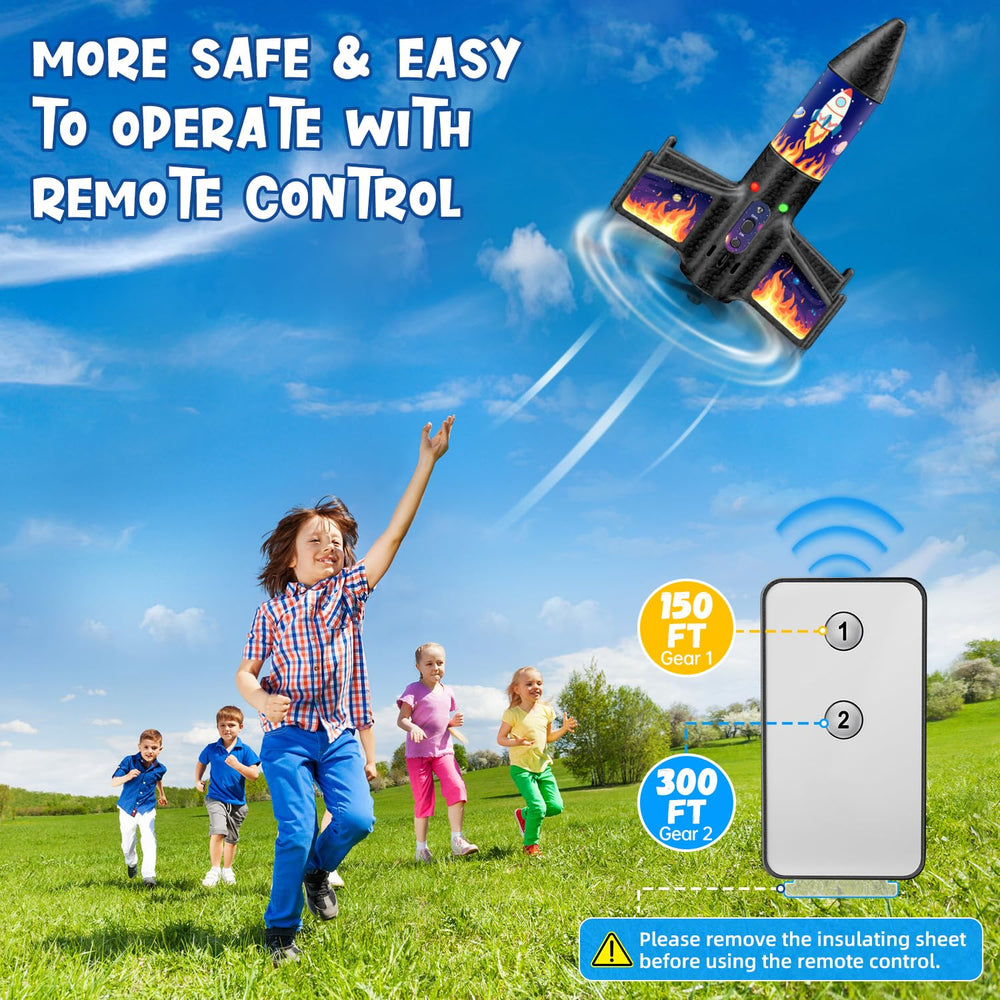 CGGSNDF rocket launcher remote control enabling hands-free launches