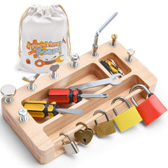 CGYUJISD screwdriver board set wooden board supports fine motor development through play.