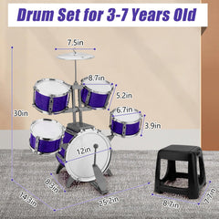 CHADRIGIVS assembled drum set during playtime ideal for creative jams