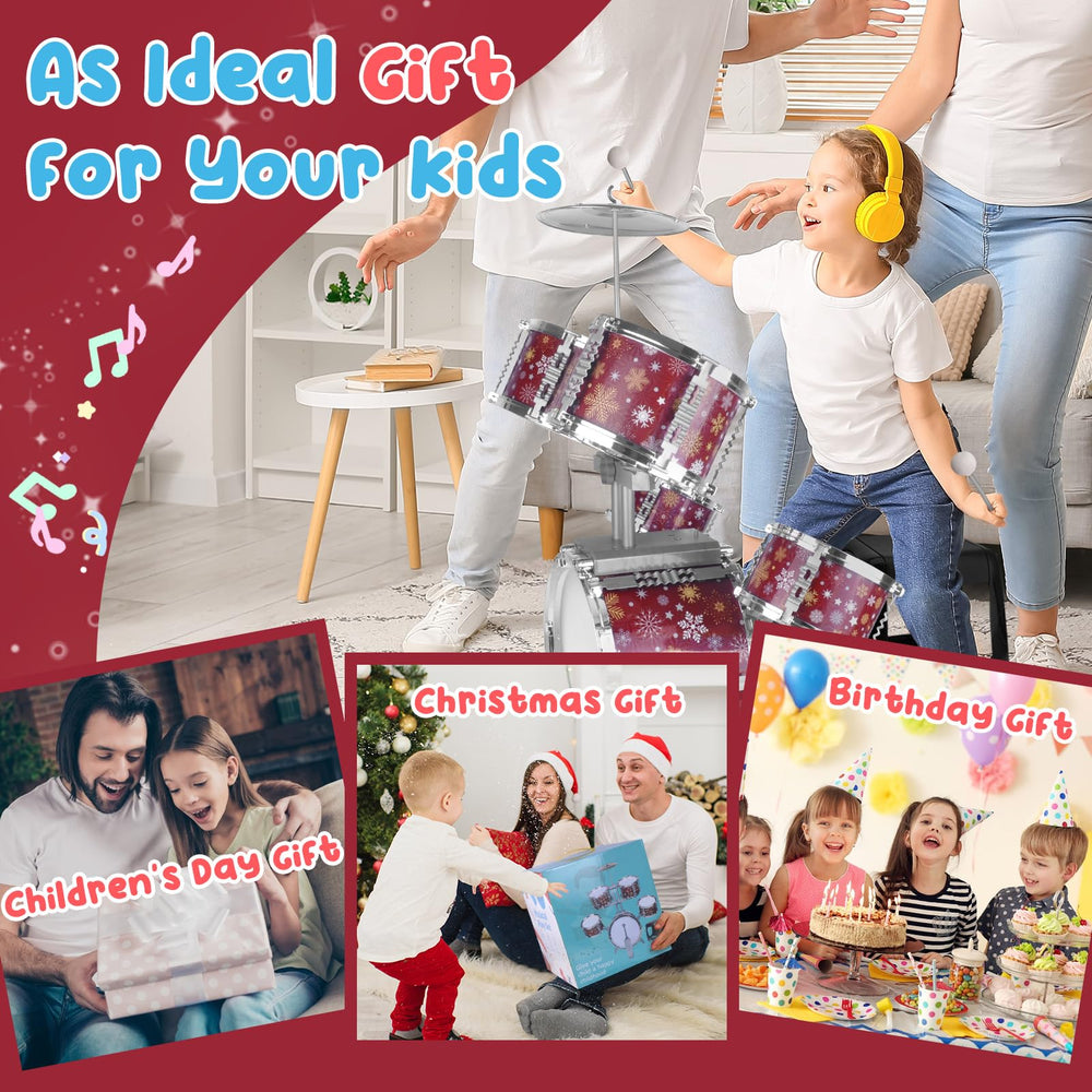 CHADRIGIVS kids drum set snare drum 2 enhances coordination and timing.