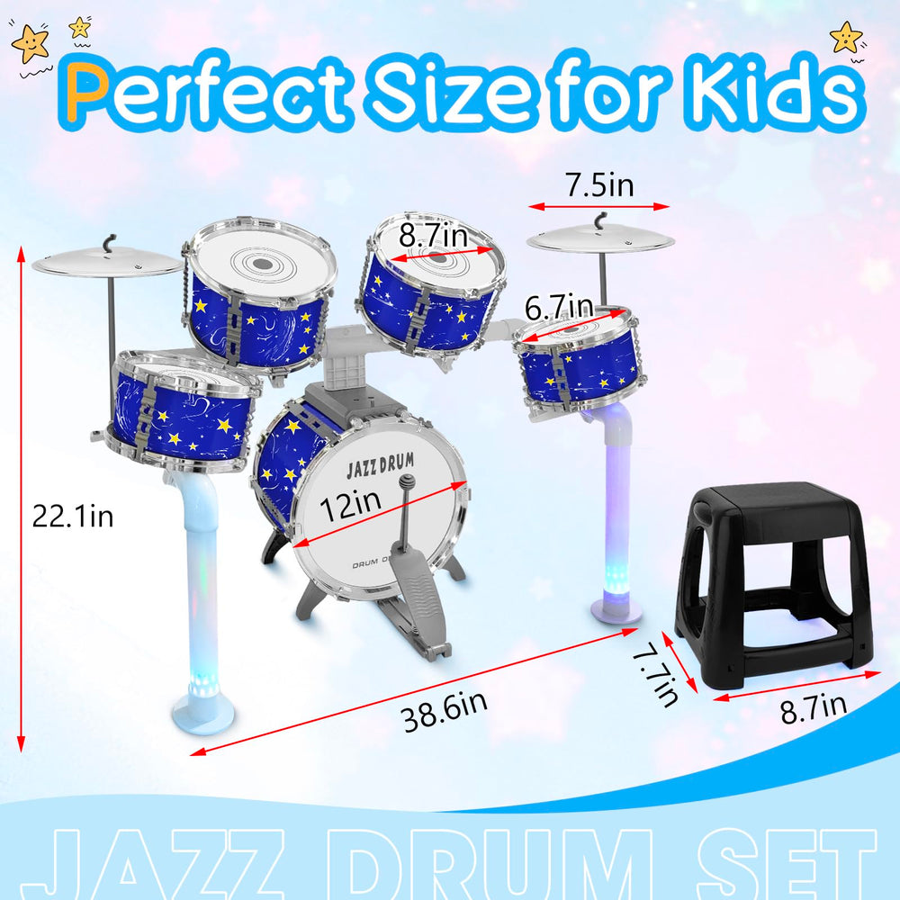 CHADRIGIVS two small drums add texture and rhythm variety.