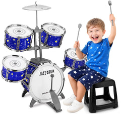 CHADRIGIVS Upgraded Kids Drum Set bass-drum for toddler musical play