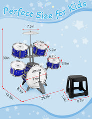 CHADRIGIVS Upgraded Kids Drum Set cymbal adds bright percussion tones