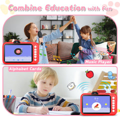 CHAKEYAKE Kids Camera Time-Lapse mode for storytelling on the go