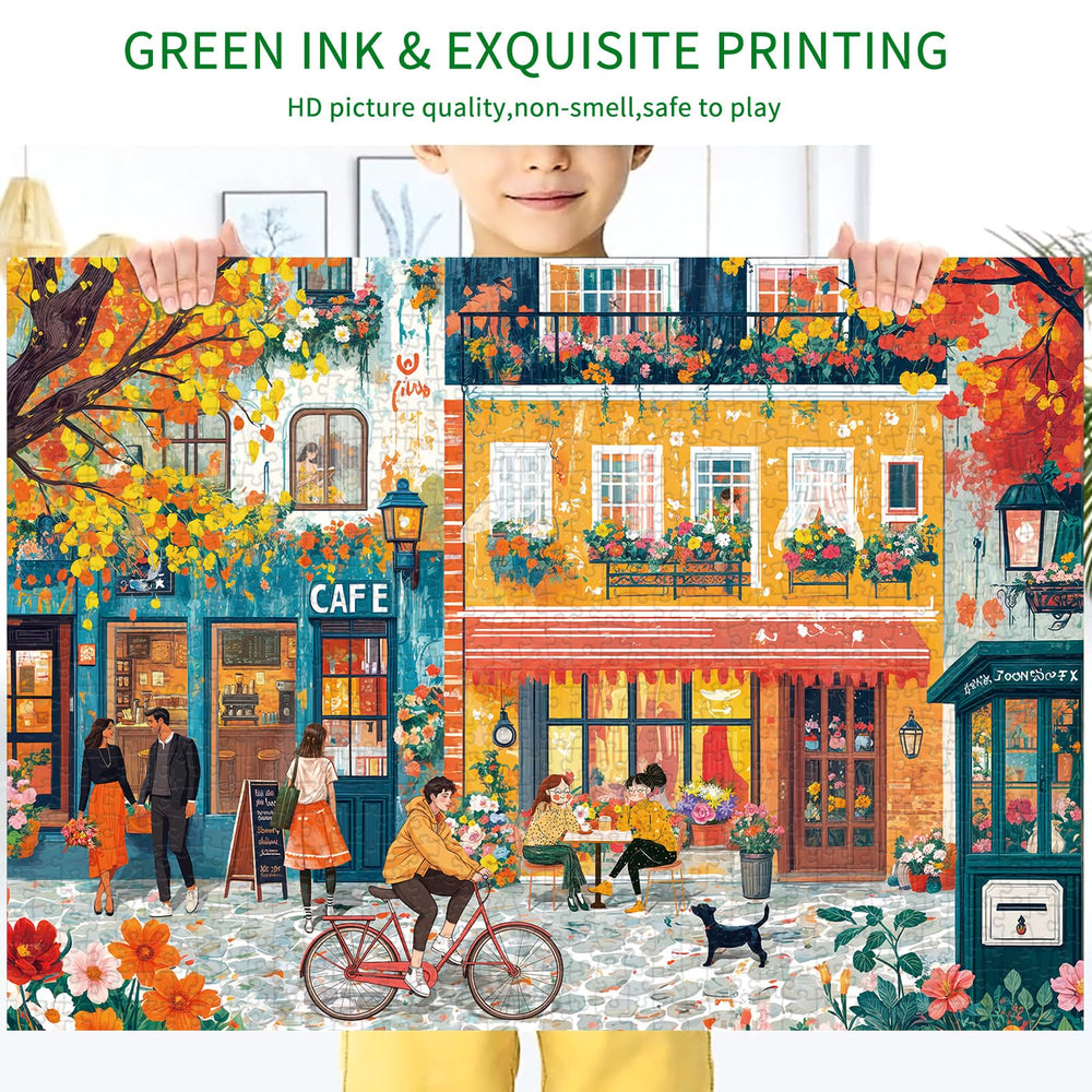 Chalzidar 1000-piece puzzle can be framed as stylish wall decor.