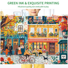 Chalzidar 1000-piece puzzle can be framed as stylish wall decor.