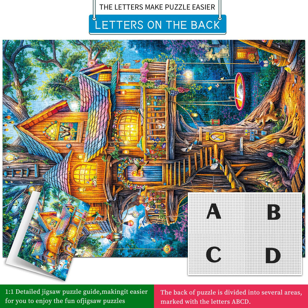 Chalzidar completed puzzle wall decor offers a unique home accent