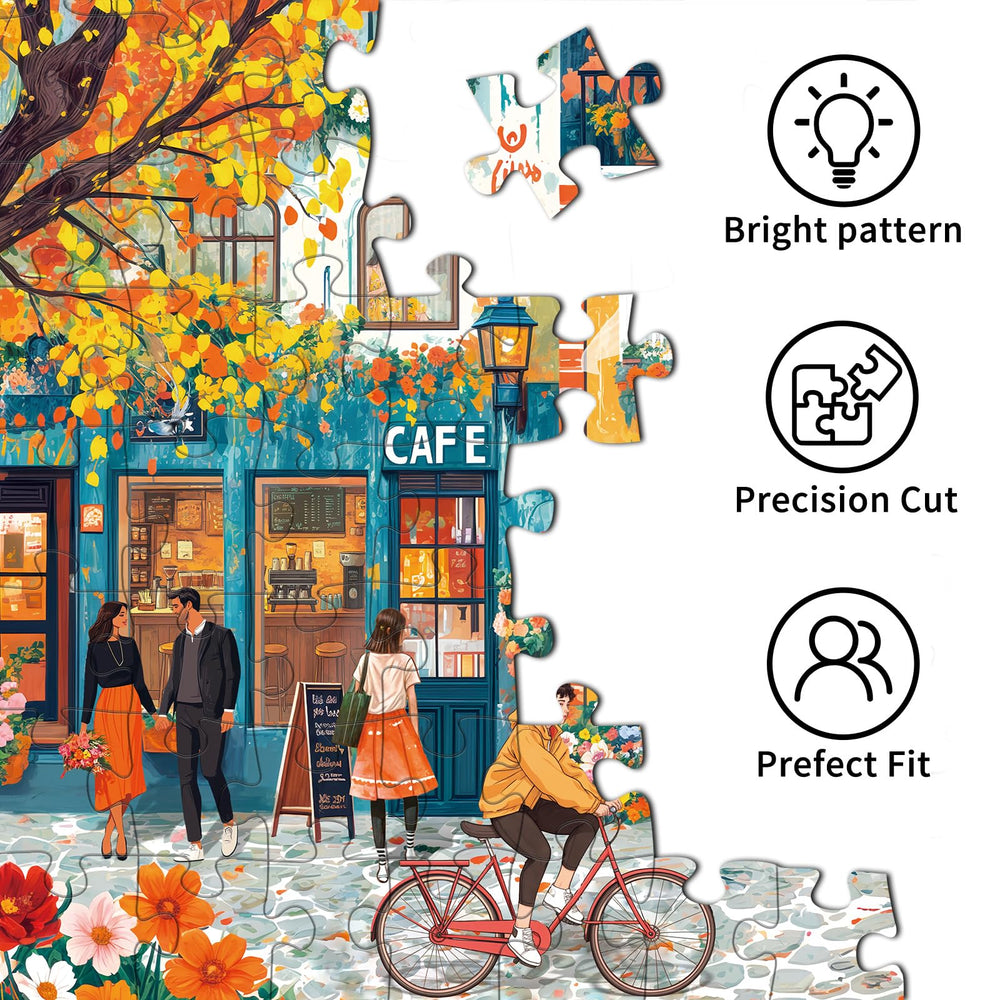 Chalzidar interlocking pieces ensure precise alignment during building.