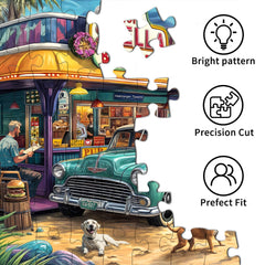 Chalzidar Seaview Campground puzzle-cutting provides clean interlocks for easier sorting.