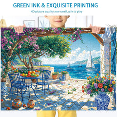 Chalzidar Summer Coast interlocking pieces ensure seamless alignment