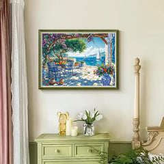 Chalzidar Summer Coast puzzle uses recycled cardboard for eco-friendly craft