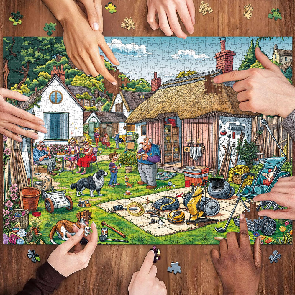 Chalzidar Warm Courtyard interlocking-edges image highlights snug fits during assembly.