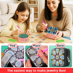 CharySim jewelry boxes with built-in compartments for organized tools