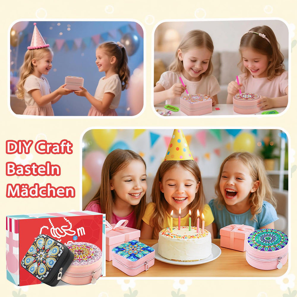 CharySim Mandral Blue gift-ready craft set for teens and adults