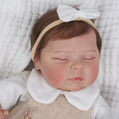 CHAREX doll with pacifier bottle and birth certificate set