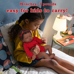 CHAREX Soft cloth body supports safe, comfortable handling for young children