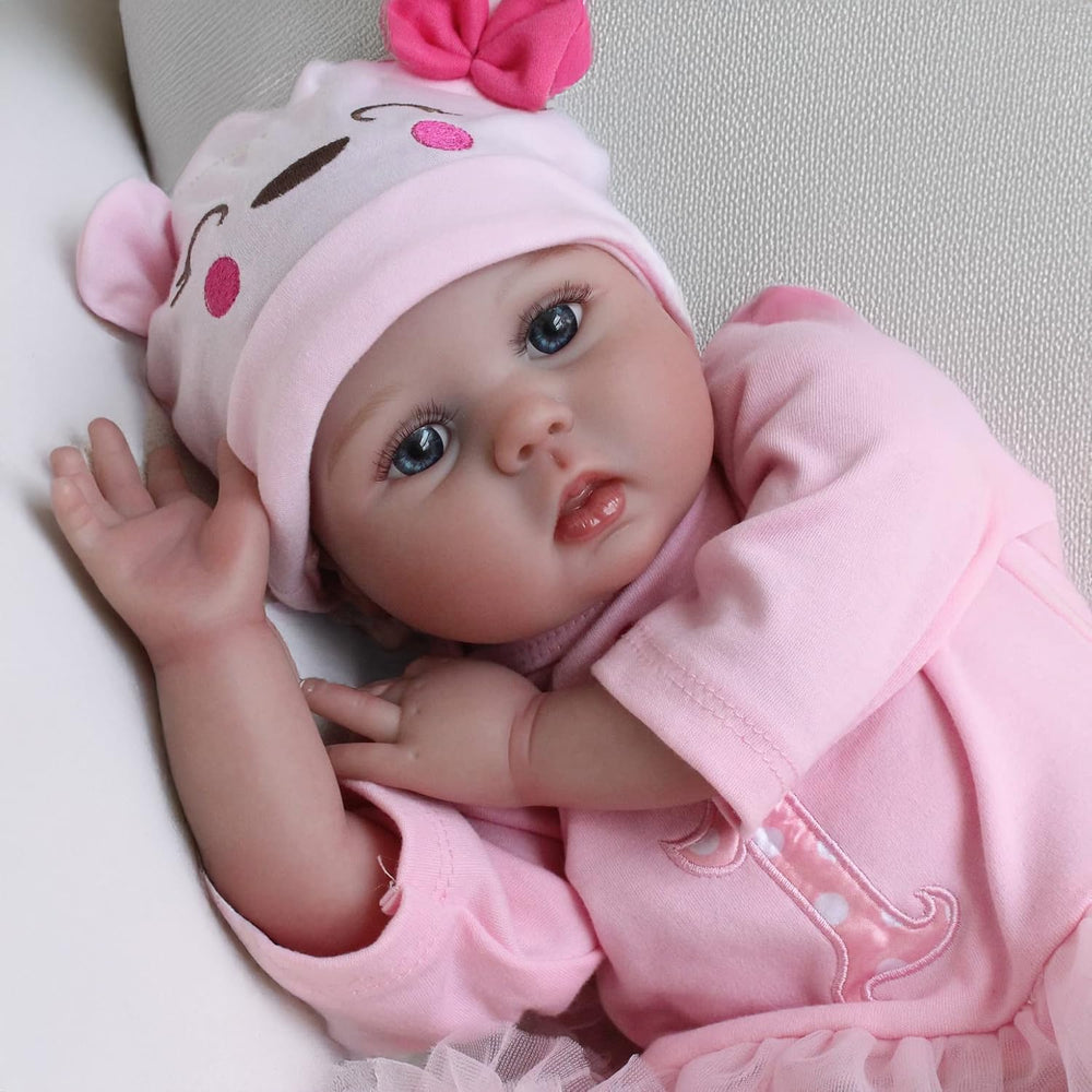 CHAREX Lucy doll showcases hand painted cheeks and nails for realism