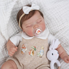 CHAREX lifelike reborn baby doll 22-inch wide-angle view for imaginative play
