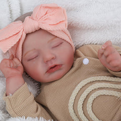 CHAREX Realistic newborn doll weight and soft cloth body for cuddling