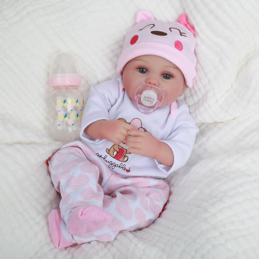 CHAREX Lucy doll face close-up for realistic imaginative play