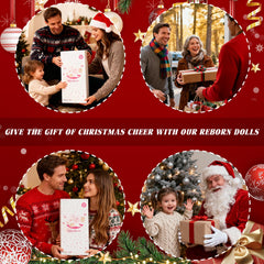 CHAREX Reborn Doll gift box and birth certificate add unboxing appeal.