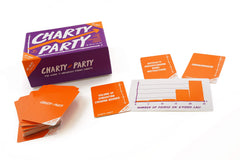 Charty Party All Ages Edition box front for classroom or family play.