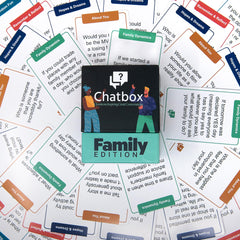 Chatbox 200 prompt cards support playful learning through prompts.