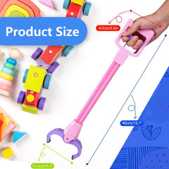 Chazcool Claw Grabber Toy in action picking up small objects.