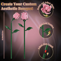 CHBOMTELEY rose stems cut to fit any vase height