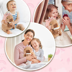 CHDBLOCK Gift-ready capybara plush ideal as cute decor or toy.