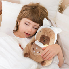 CHDBLOCK Rabbit Capybara plush decor adds whimsy to shelves and desks