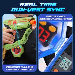 CheerCrew vest with LCD display shows real-time status for quick decisions.