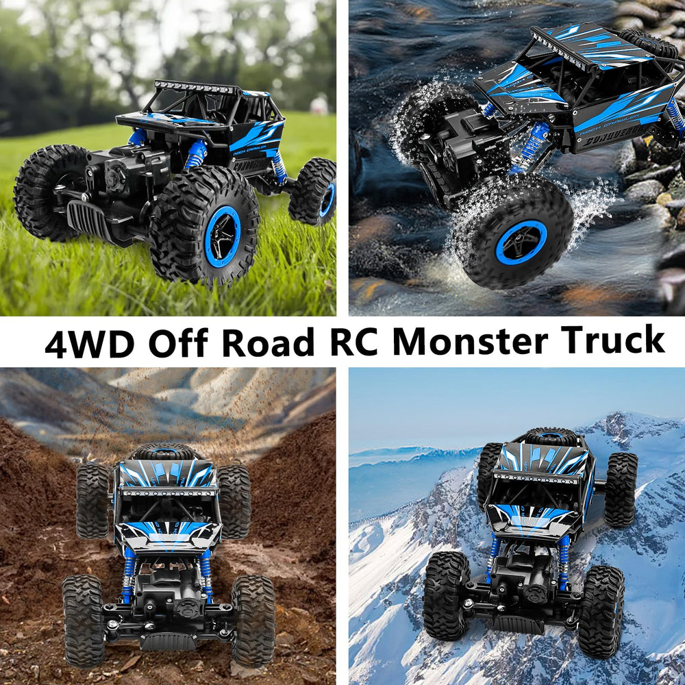Cheerwing RC monster truck blue 4WD chassis ready for tough terrain