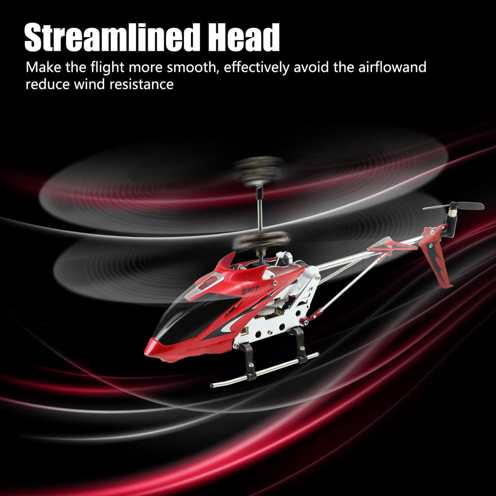 Cheerwing S107 colorful flashing lights improve visibility during play.