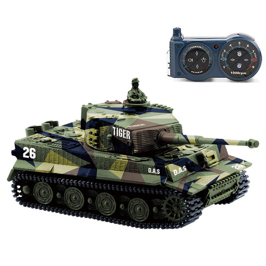 Cheerwing Tiger I Panzer RC tank front view showing detailed scale realism for display and play
