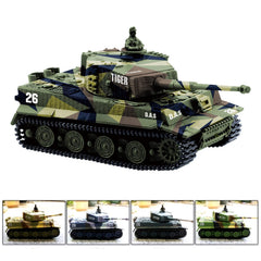 Cheerwing Tiger I Panzer RC tank side view highlighting compact palm-size for easy handling