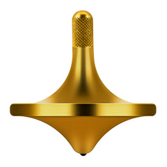 CHEETOP bronze stainless steel spinning top on base with long spin potential