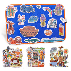 CHEFAN Noah's Ark felt pieces for hands-on Bible storytelling with kids