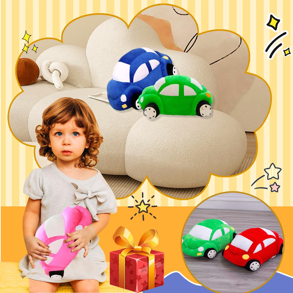 12.6-inch CHELEI2019 blue car plush makes a charming gift.